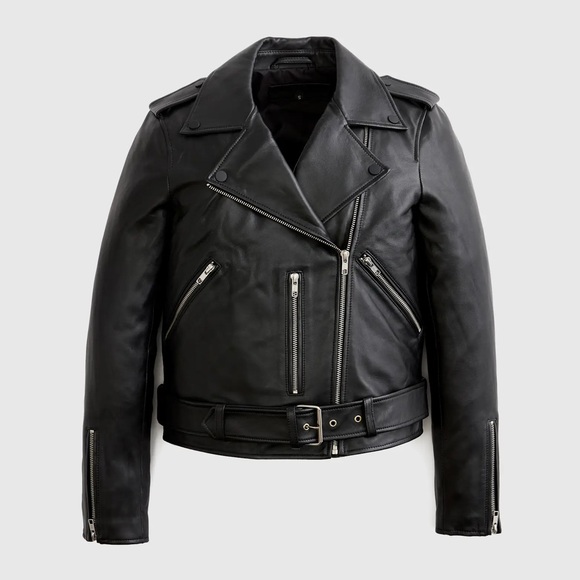 Quince 100% Leather Motorcycle Jacket - Picture 6 of 16
